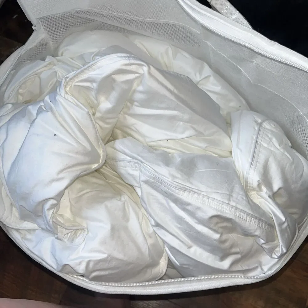 Quince Premium Down Alternative Comforter, Full/Queen, White